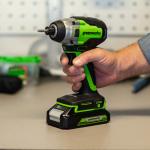 Винтоверт ударный Greenworks GD24ID3 24V (300Нм) аккумуляторный, без АКБ и ЗУ