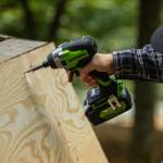 Винтоверт ударный Greenworks GD24ID3 24V (300Нм) аккумуляторный, без АКБ и ЗУ