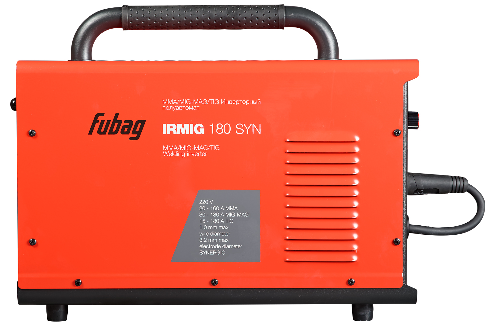 Сварочный полуавтомат FUBAG IRMIG 180 SYN с горелкой