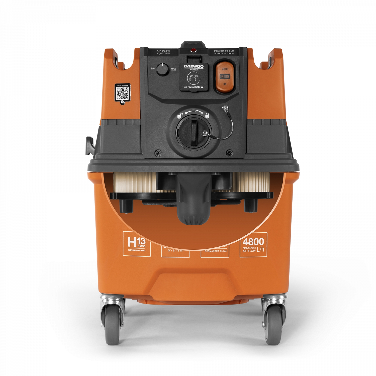 Пылесос строительный DAEWOO DAVC 4000SD