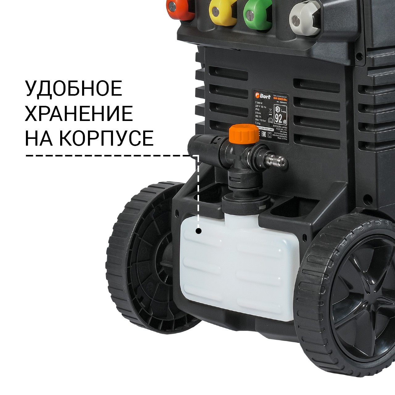 Мойка высокого давления Bort BHR-2000M-Pro