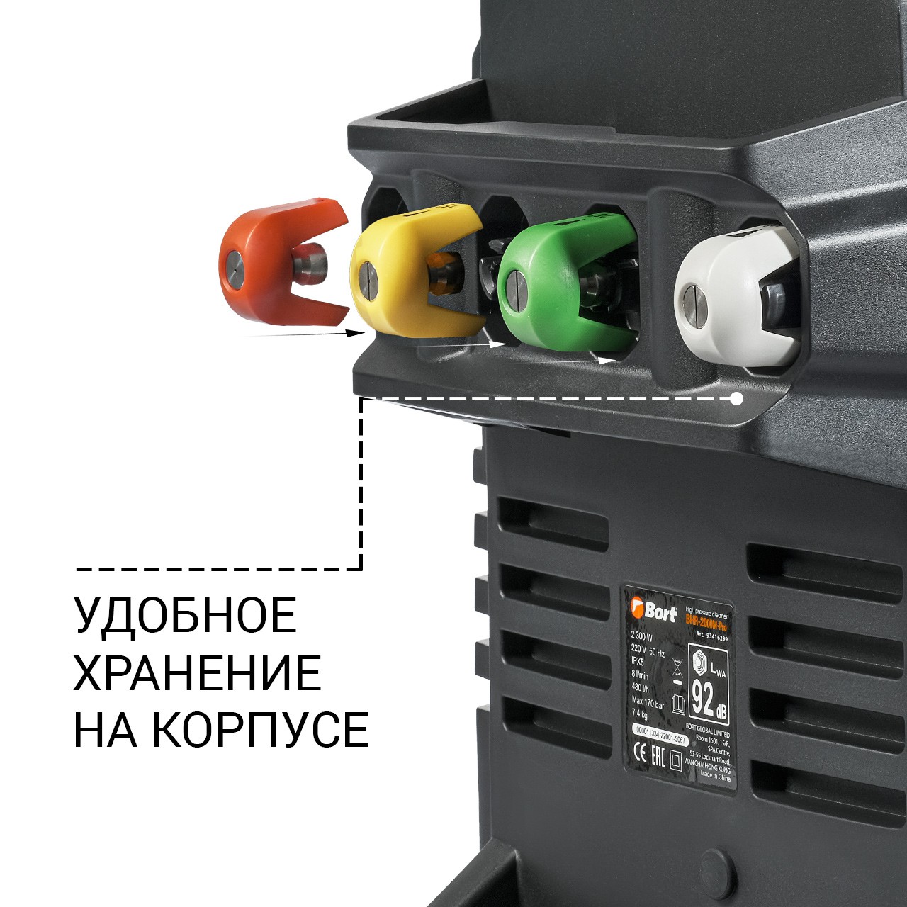 Мойка высокого давления Bort BHR-2000M-Pro