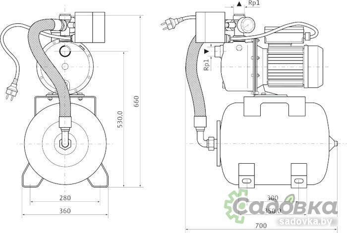 Насос Wilo Jet HWJ 50 L 202 (1~230 В)