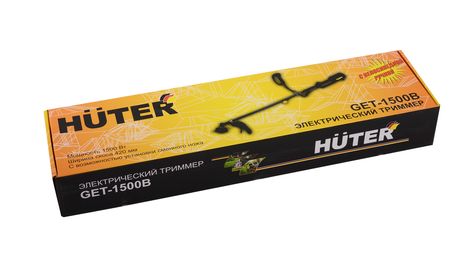 Триммер электрический Huter GET-1500B
