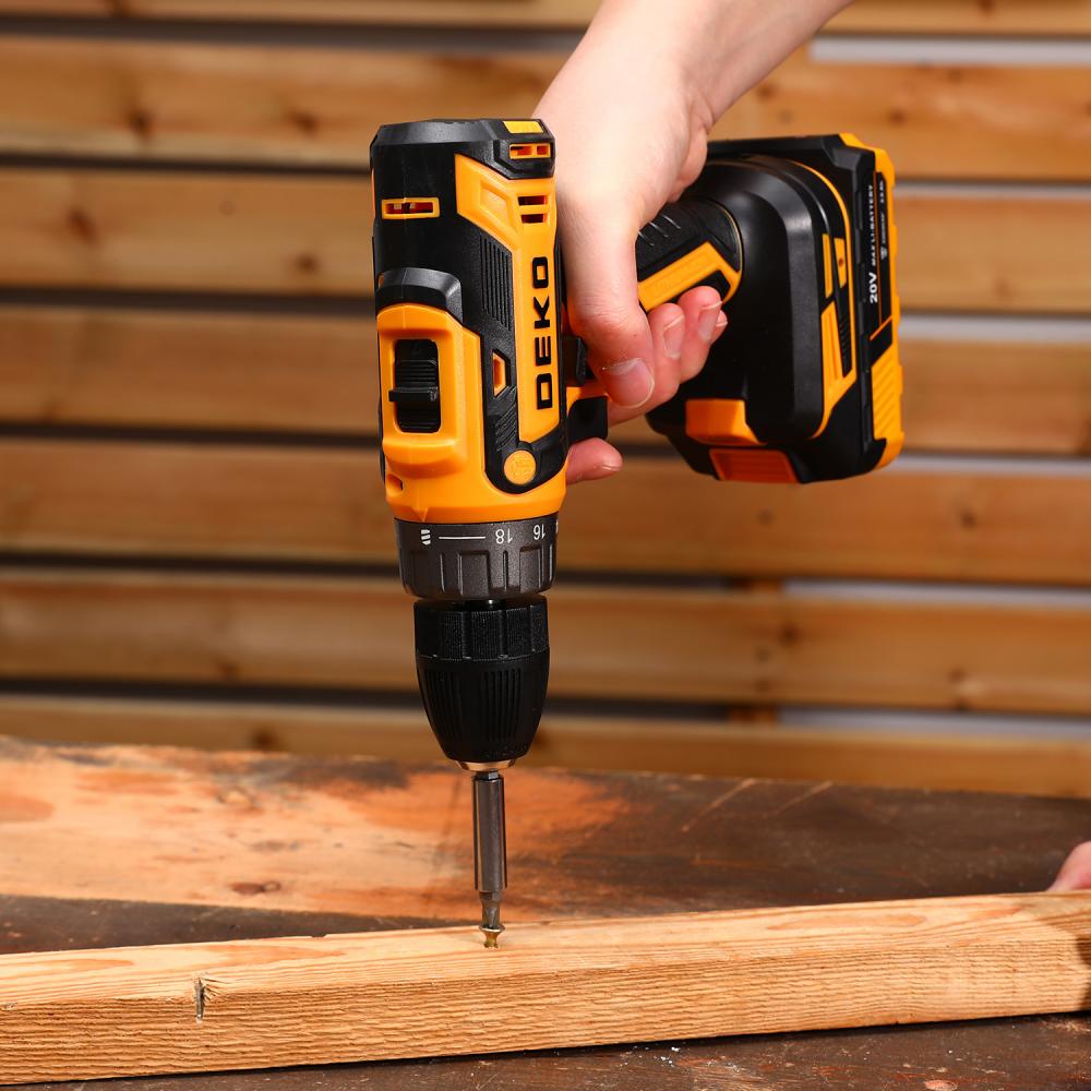 Дрель-шуруповерт аккумуляторная DEKO DKCD20V