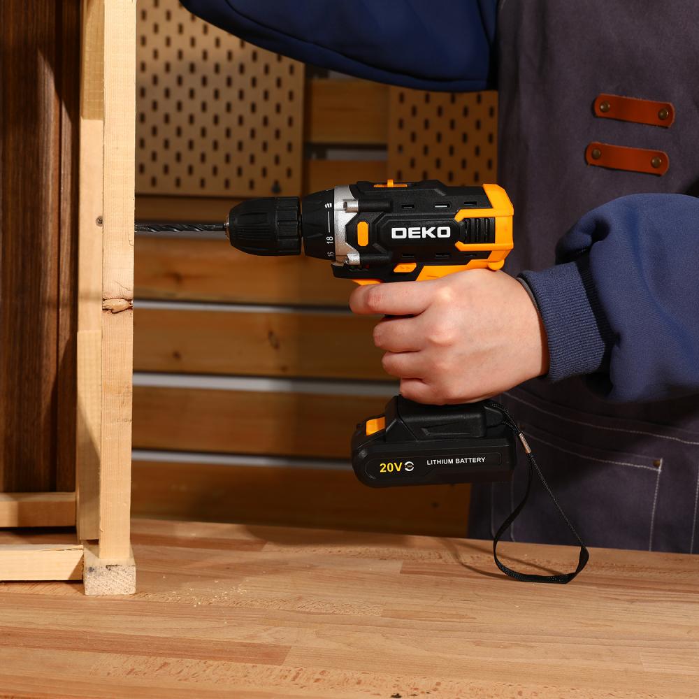 Дрель-шуруповерт аккумуляторная DEKO Banger 20V 080-1004