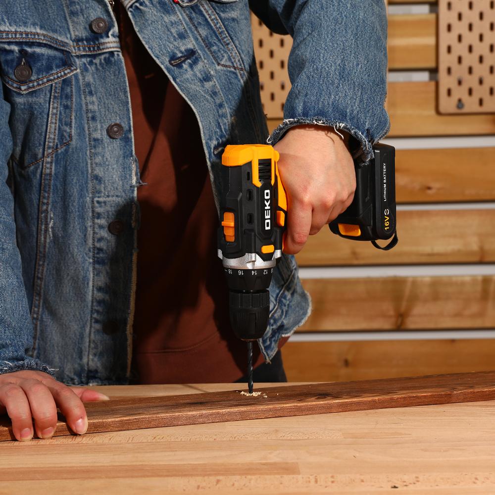 Дрель-шуруповерт аккумуляторная DEKO Banger 16V 080-1003