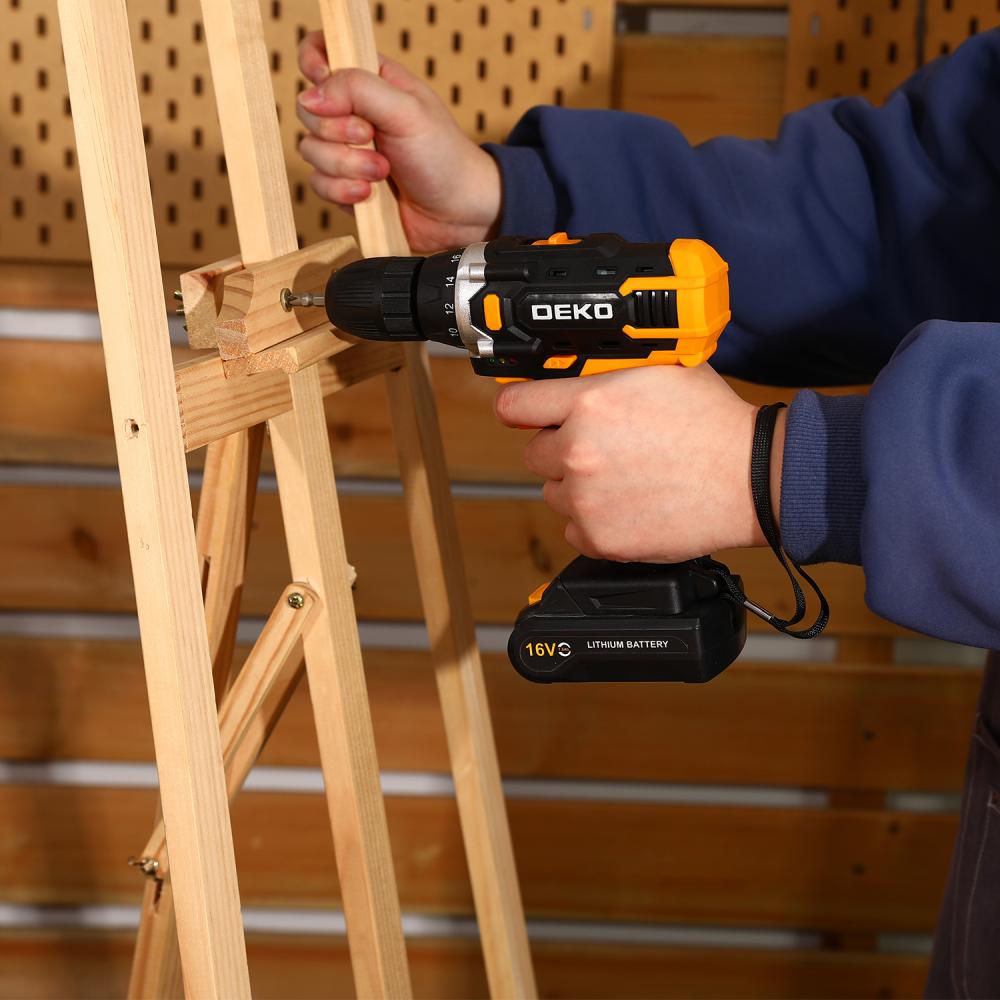 Дрель-шуруповерт аккумуляторная DEKO Banger 16V 080-1003