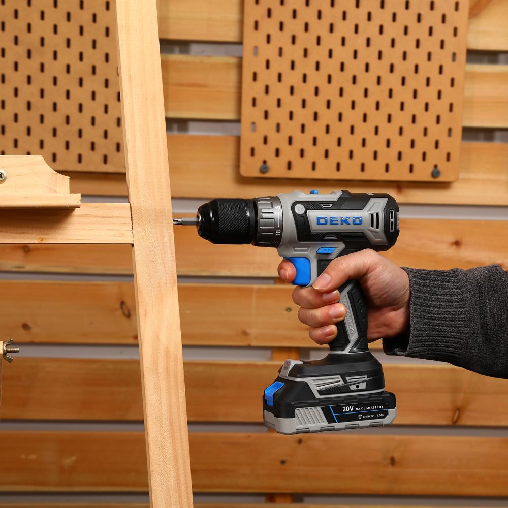 Дрель-шуруповерт аккумуляторная DEKO DKCD20V PRO 080-1001