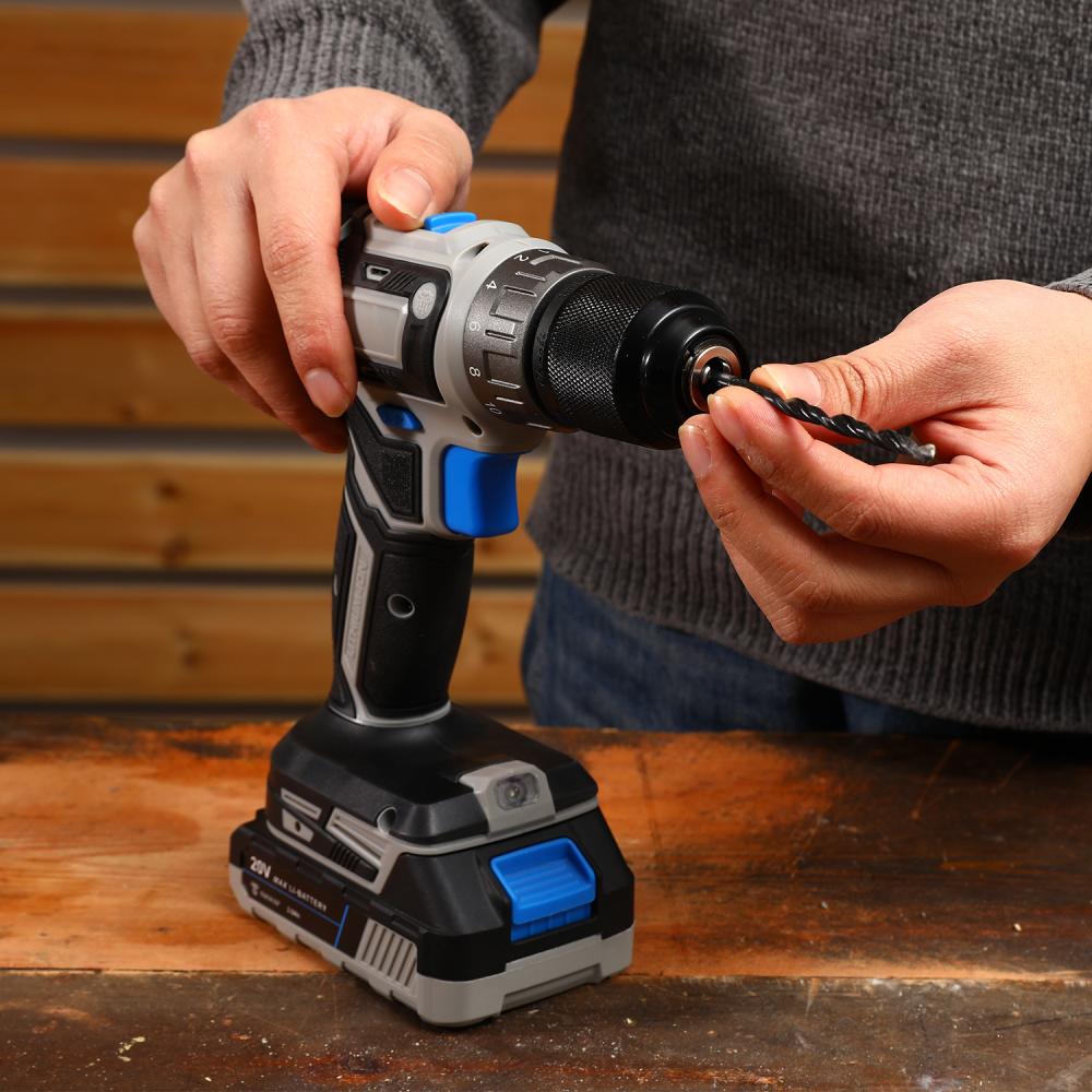 Дрель-шуруповерт аккумуляторная DEKO DKCD20V ONE + SET 63