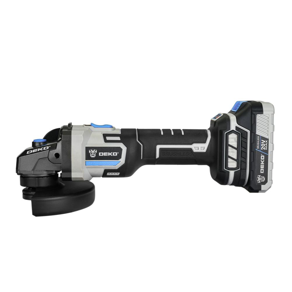 Углошлифмашина аккумуляторная DEKO DKAG20 SET