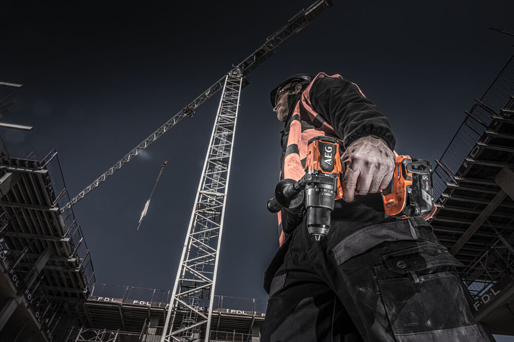 Дрель-шуруповерт ударная аккумуляторная бесщеточная AEG BSB18C3BL-502C