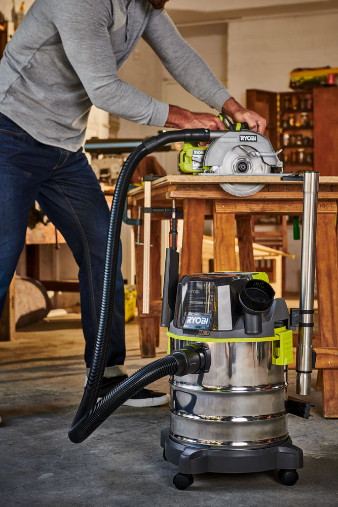 ONE + / Пылесос строительный RYOBI R18WDV (без батареи)