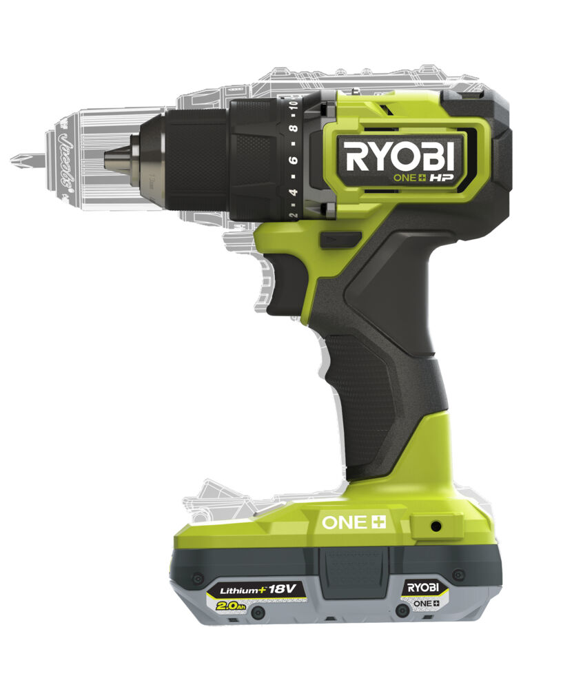 ONE + / Дрель-шуруповерт RYOBI HP RDD18C-220S