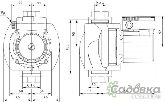 Насос Wilo TOP-S 25/13 (1~230 V, PN 10)