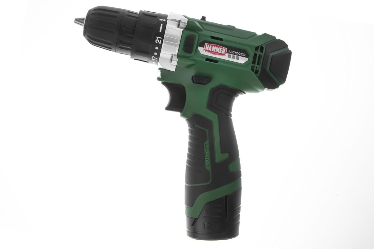 Дрель-шуруповерт аккумуляторная Hammer ACD12/2CS