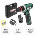Дрель-шуруповерт аккумуляторная Hammer ACD122QC