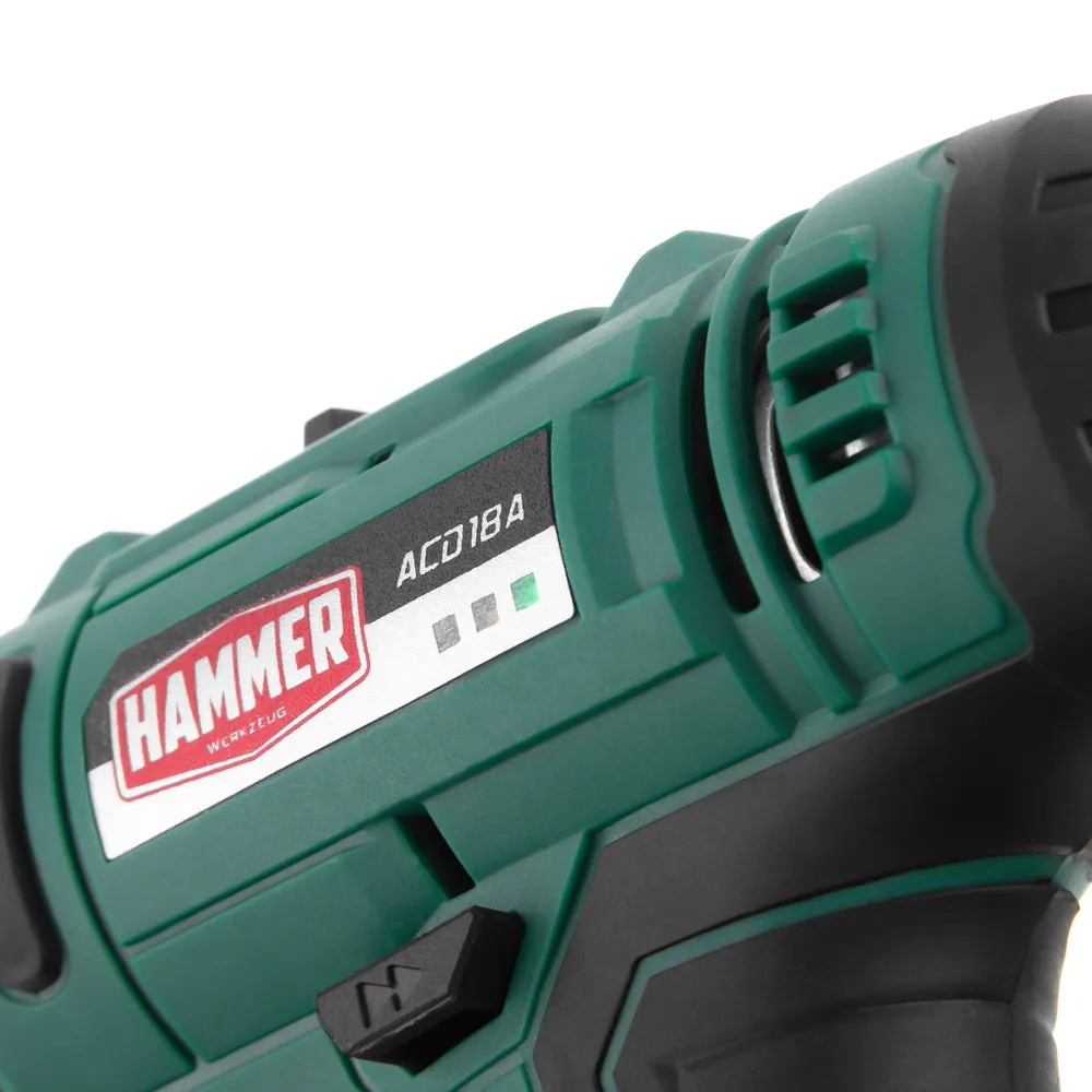 Дрель-шуруповерт аккумуляторная Hammer ACD18A