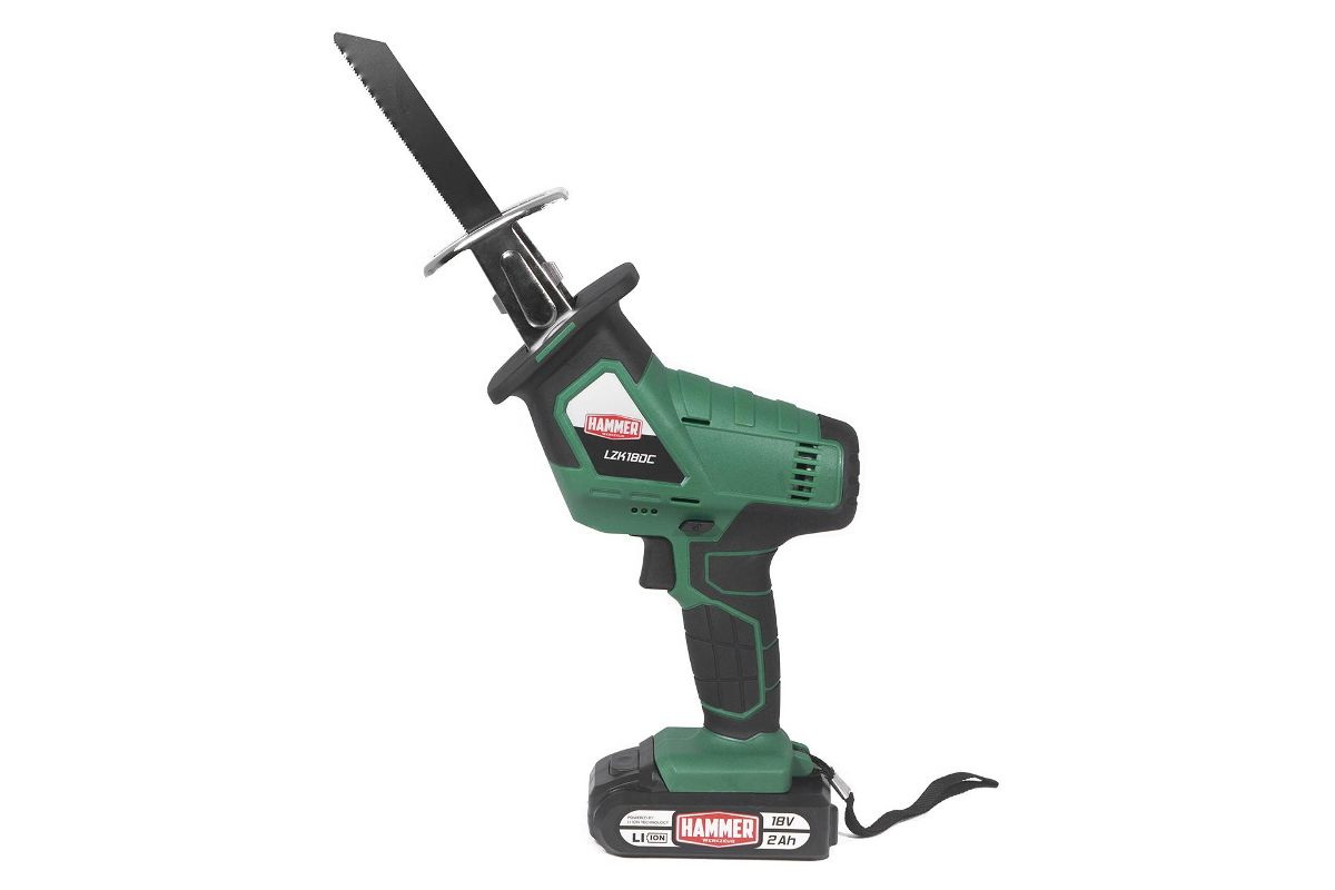 Пила сабельная аккумуляторная Hammer LZK18DC