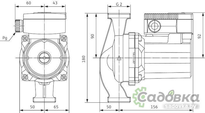 Циркуляционный насос Wilo TOP-RL 30/6.5