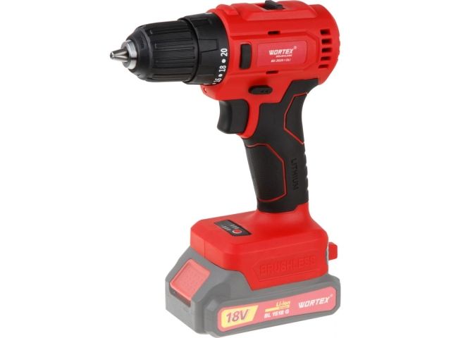 Аккум. дрель-шуруповерт WORTEX BD 2025-1 DLi в чем. ALL1 XLT БЕСЩЕТ, 18 В, 50 Н*м, 2х1,5 А*ч, БЗП 10
                    (шурупы до 9 мм)