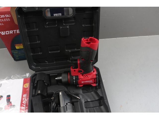 Аккум. дрель-шуруповерт WORTEX LX BD 1220 DLi 12В, 30 Нм, 2*1.5 Ач, патрон 10 мм, бесщёт. уцененны
                    (12 В, БЕСЩЁТ.ДВИГ., с 2х1.5 Ач акб, НЕ подходит к линейке ALL1)