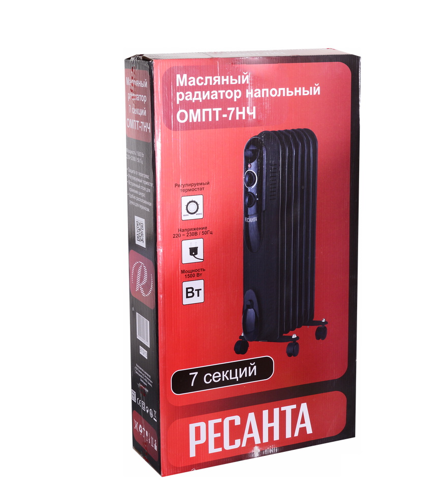 Масляный радиатор Ресанта ОМПТ-7НЧ
