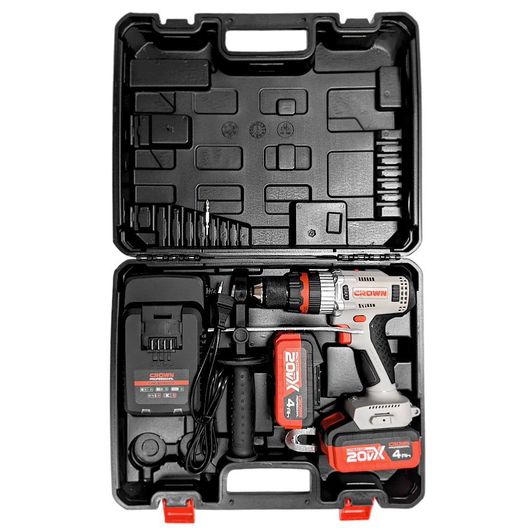 Шуруповерт ударный аккумуляторный CROWN CT21093HMX-4 BMC