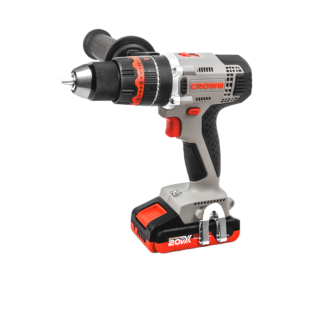 Шуруповерт ударный аккумуляторный CROWN CT21075HMX-2 BMC
