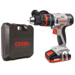 Шуруповерт ударный аккумуляторный CROWN CT21075HMX-2 BMC