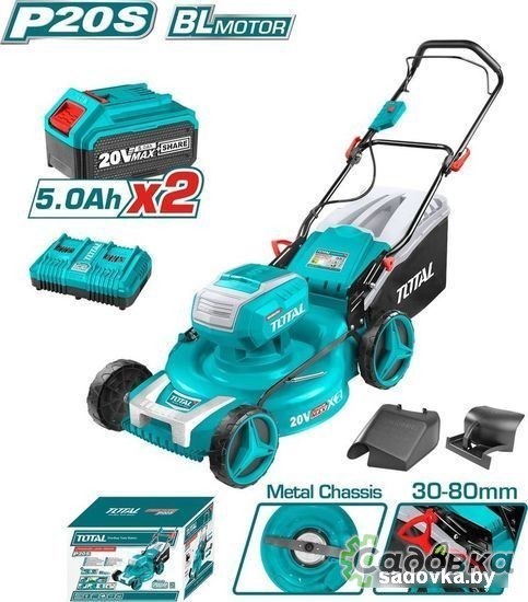 Газонокосилка Total TLMLI20202 (с 2-мя АКБ)