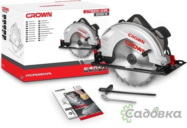 Дисковая пила CROWN CT15210-235