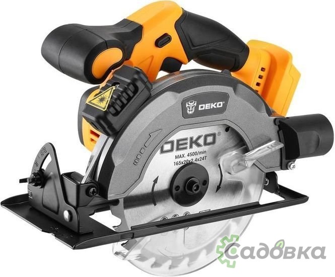 Дисковая (циркулярная) пила Deko DKCS20 063-4024 (с 2-мя АКБ, кейс)