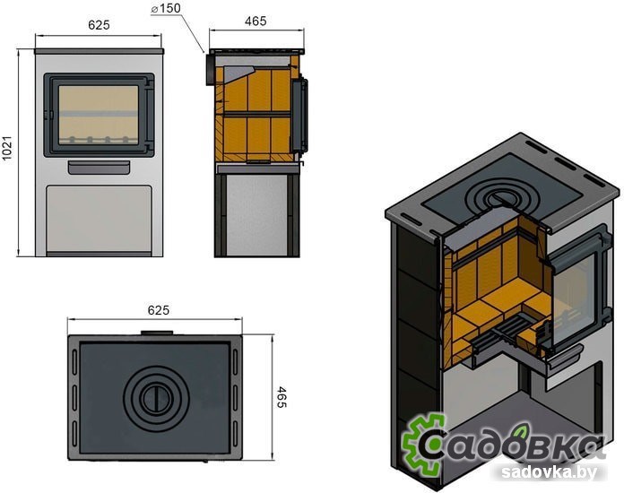 Колёсная газонокосилка RYOBI RLM18X33B-40 (с АКБ 4 Ah)