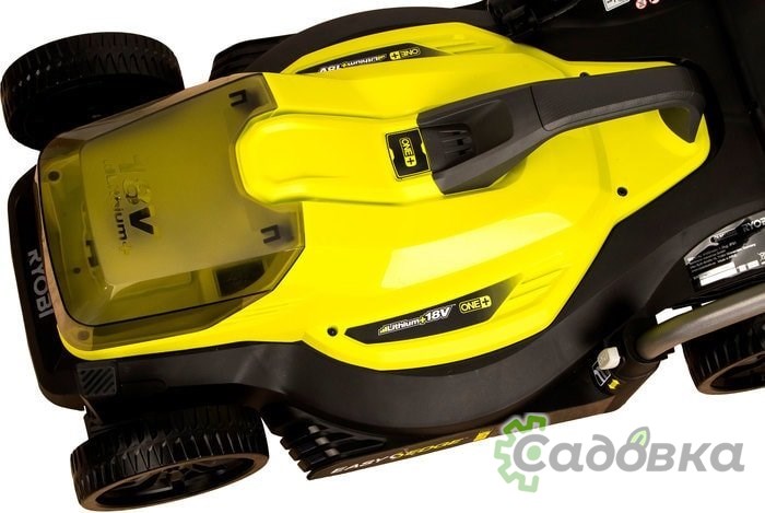 Колёсная газонокосилка RYOBI RLM18X33B-40 (с АКБ 4 Ah)