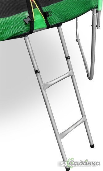 Батут Happy Jump 12ft-i Pro 374 см с внутренней сеткой и лестницей