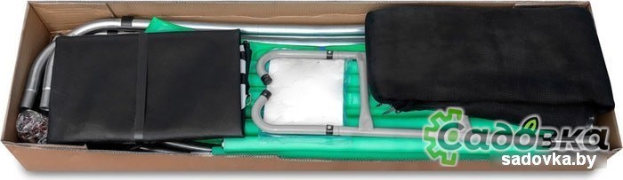Батут Happy Jump 12ft-i Pro 374 см с внутренней сеткой и лестницей