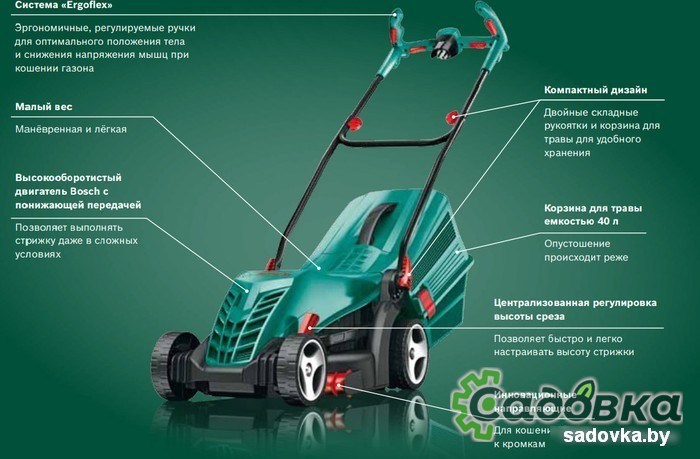 Газонокосилка Bosch ARM 34 (06008A6101)