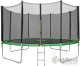 Батут Happy Jump 14ft Pro 435 см с внешней сеткой и лестницей