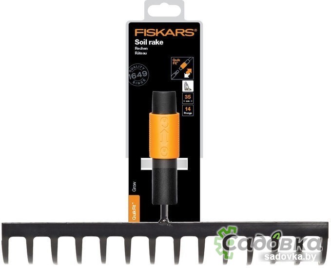 Грабли зубчатые Fiskars QuikFit 1000653