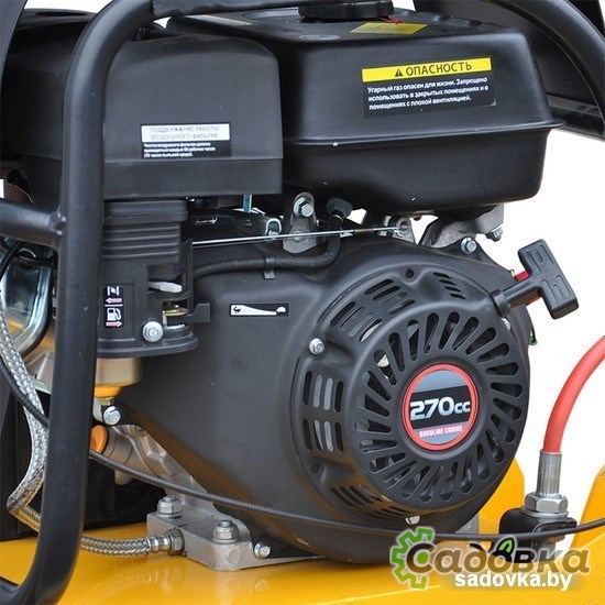 Виброплита Skiper C-160 Loncin LC270F (реверс, колеса)