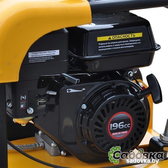 Виброплита Skiper С-140 Loncin LC200F (колеса)