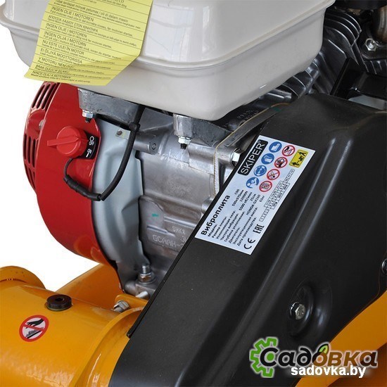 Виброплита Skiper С-60 Loncin LC160F (колеса, мат)