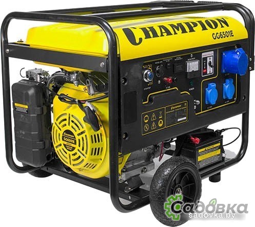 Бензиновый генератор Champion GG6501E+ATS