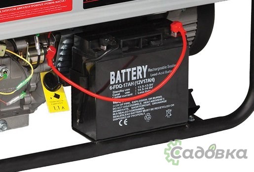 Бензиновый генератор ИНТЕРСКОЛ ЭБ-6500