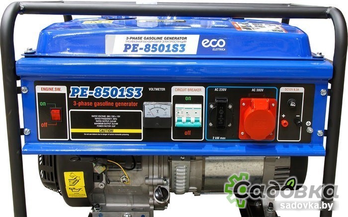 Бензиновый генератор ECO PE-8501S3