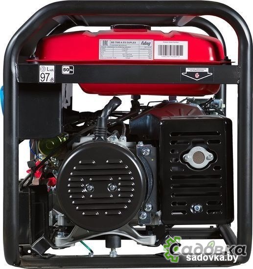Бензиновый генератор Fubag BS 7500 A ES Duplex (с коннектором автоматики)