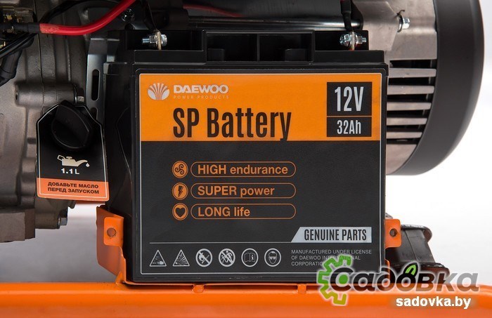 Бензиновый генератор Daewoo Power GDA 7500DPE-3