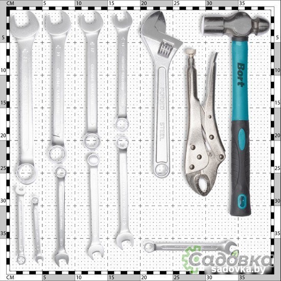 Универсальный набор инструментов Bort BTK-86 (86 предметов)
