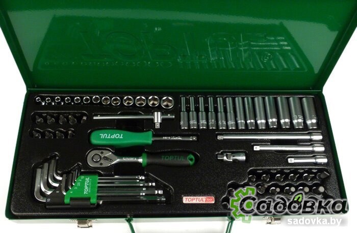 Набор торцевых головок и бит Toptul GCAD7202 72 предмета
